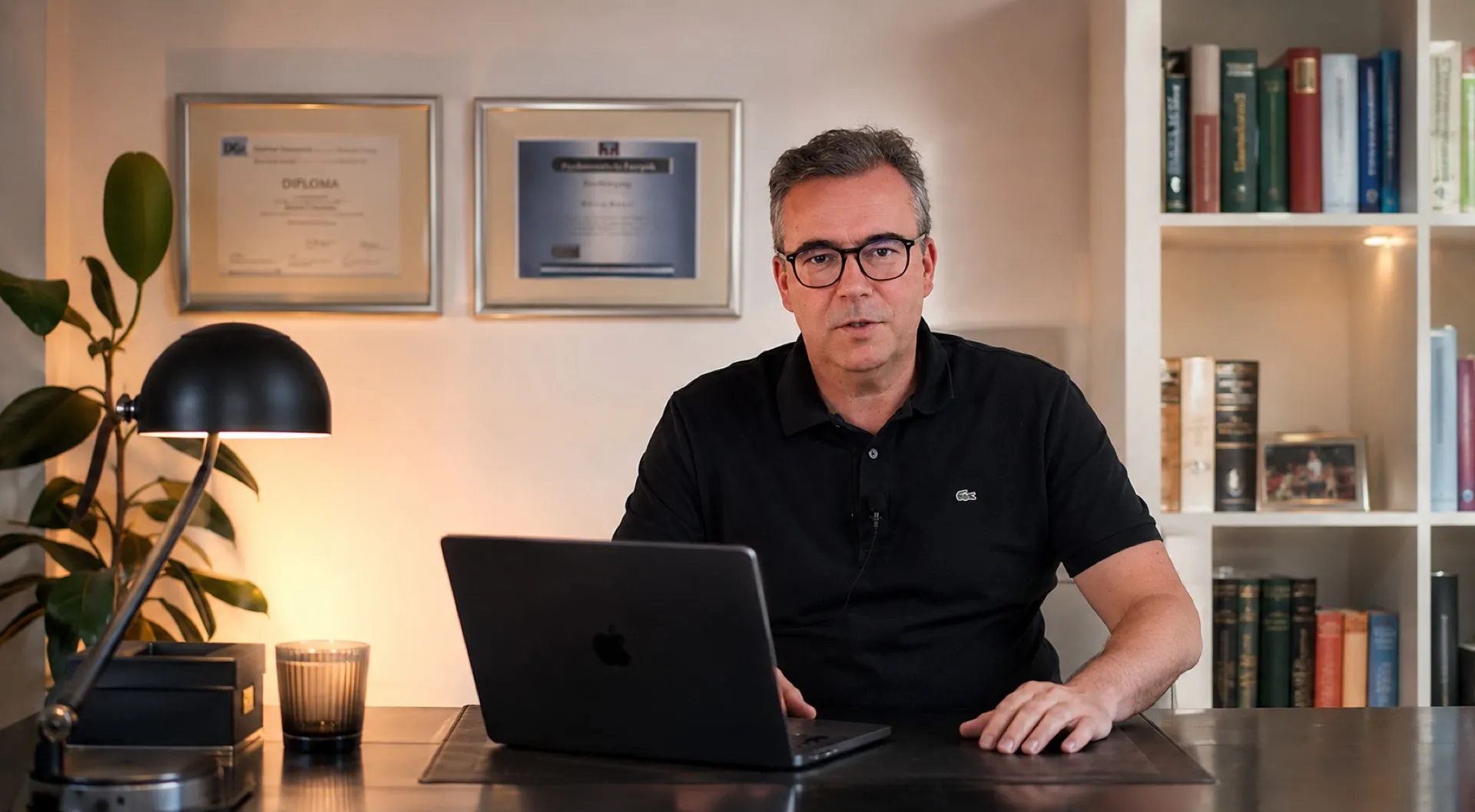 Heilpraktiker Martin Hüwel in seiner Gesundheitspraxis im Nürbanum, Nürnberg